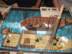 Savage Worlds Rome - Figuring getting the lion out of the burning room seemed like a good idea. Then, another fire is detected on the stern of the boat!